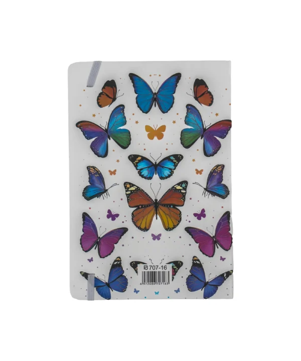 Agenda de notas mariposas X 12 unidades