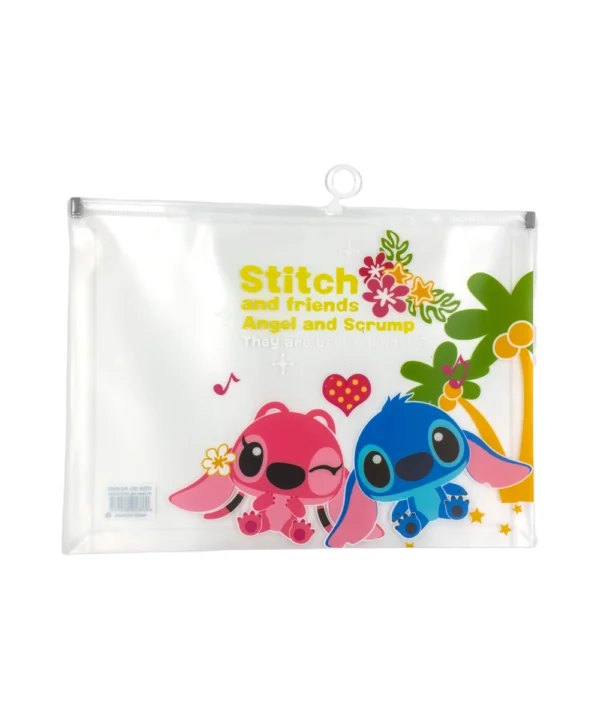 Sobre plástico A4 Stitch X 12 unidades