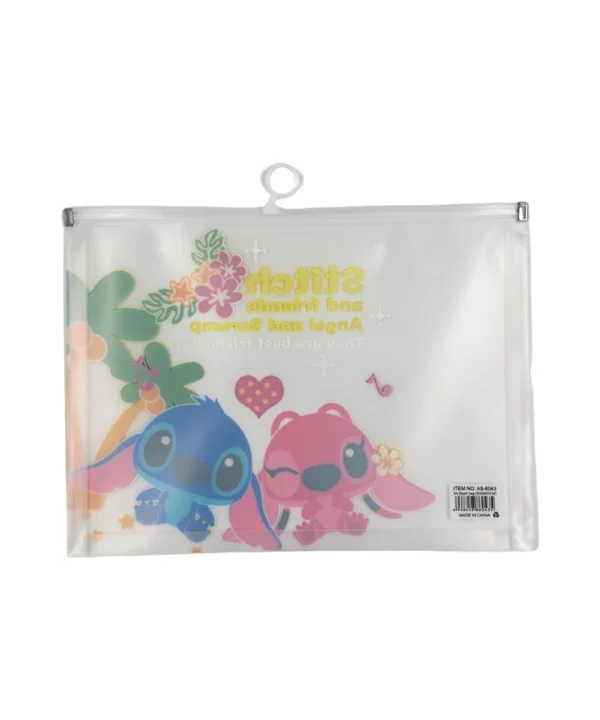 Sobre plástico A4 Stitch X 12 unidades