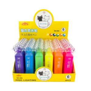 Resaltador huella gato fluorescente