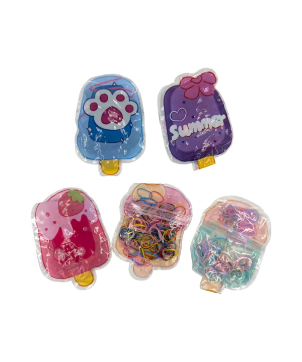 Cauchos de pelo helados X 12 unidades