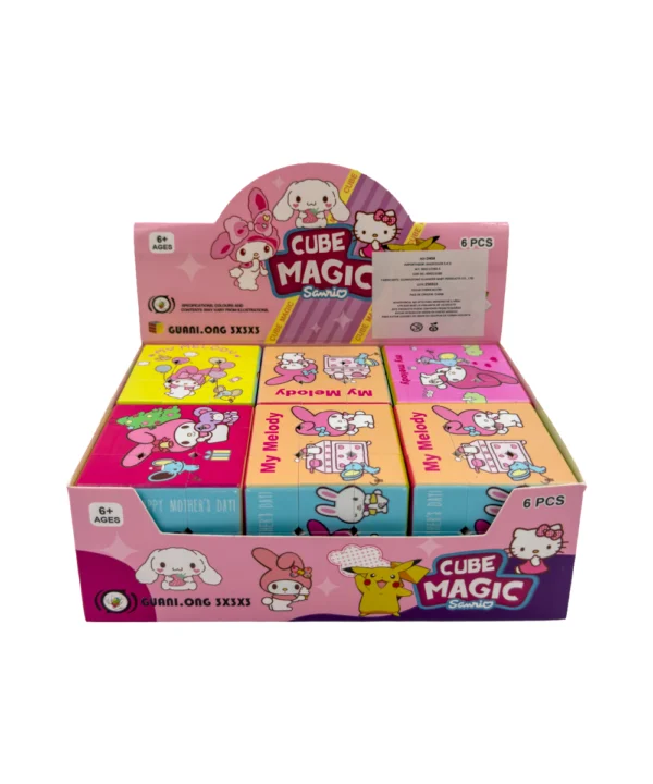 Cubo rubik didáctico Melody X 6 unidades