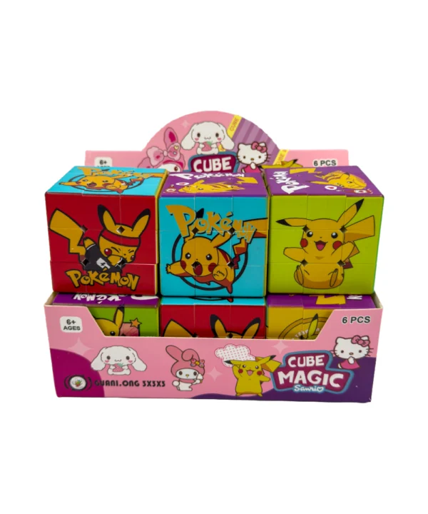 Cubo Rubik Pokemon X 6 unidades