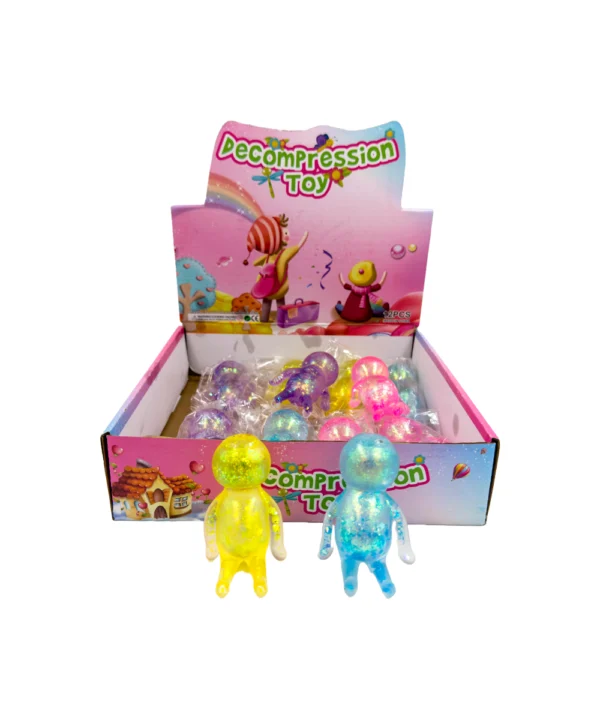 Muñeco goma antiestrés X 12 unidades