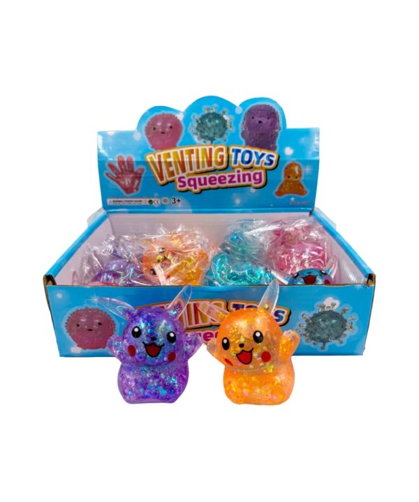 Muñeco goma antiestrés X 12 unidades