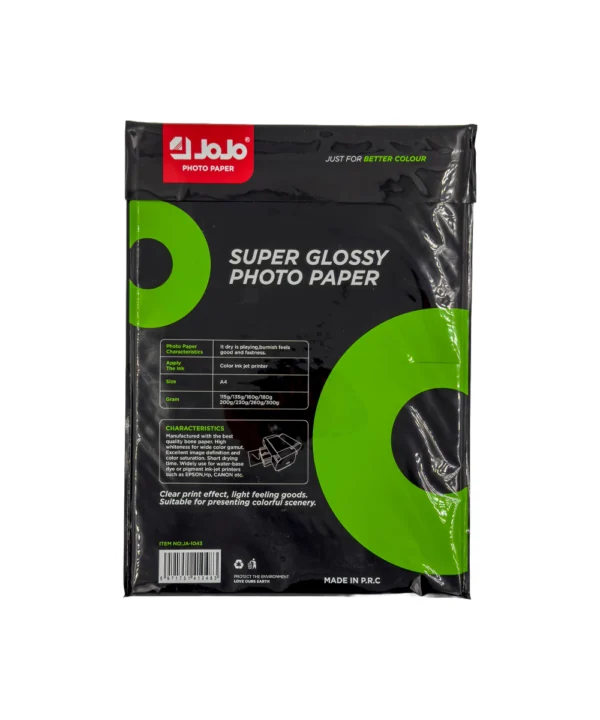 Papel fotográfico LR verde 180g *20H