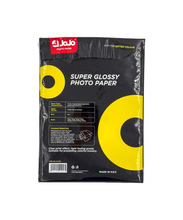 Papel fotográfico LR amarillo 160g *20H X unidad