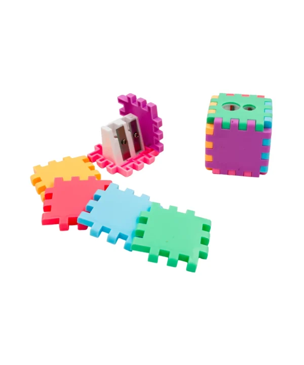 Sacapuntas doble cubo armable X 48 unidades