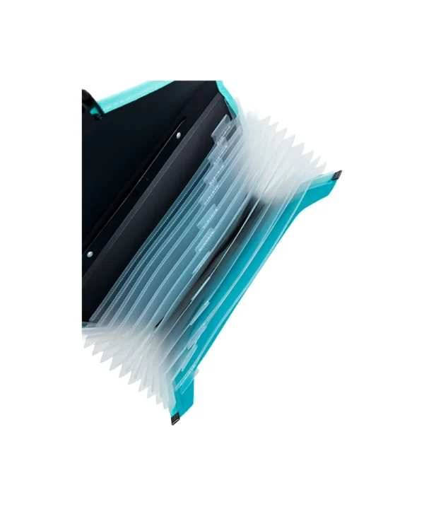 F8822_3 Folder negro carta 13 bolsillos