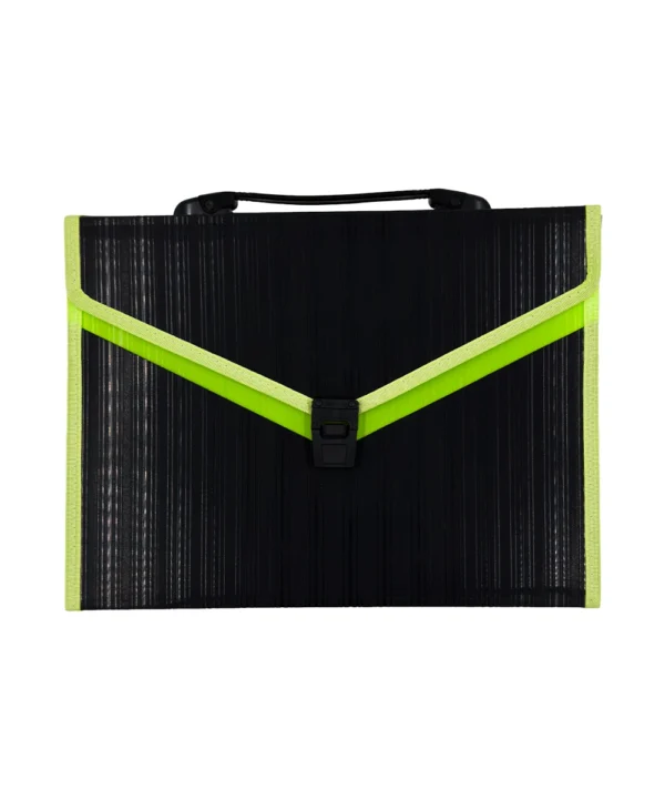 F8822_4 Folder negro carta 13 bolsillos