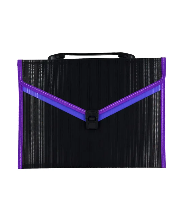 F8822_5 Folder negro carta 13 bolsillos