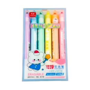 Resaltador borrable Set X 6