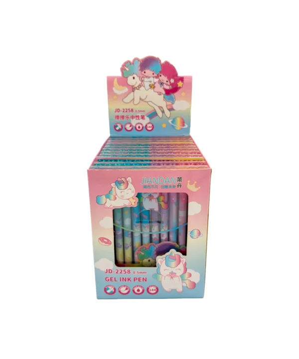 Bolígrafo de unicornio en gel Set X 12 unidades