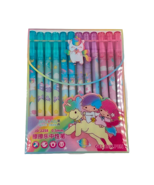 Bolígrafo de unicornio en gel Set X 12 unidades