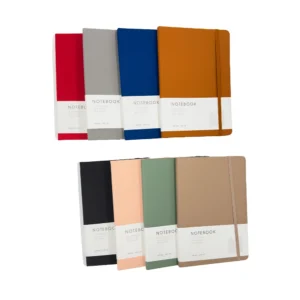 Agenda de notas unicolor con broche X unidad