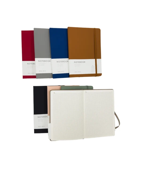 Agenda de notas unicolor con broche X unidad