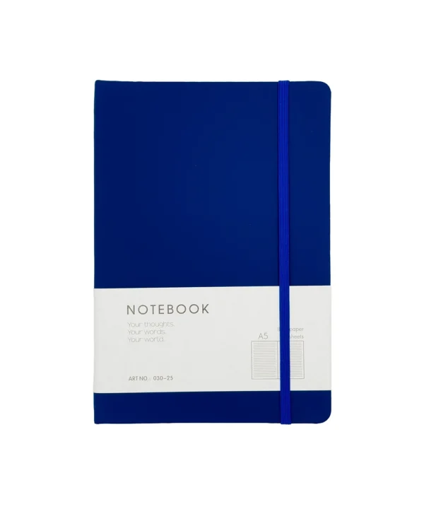 Agenda de notas unicolor con broche X unidad
