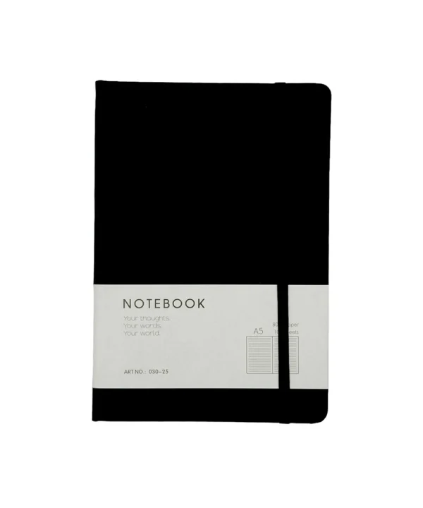 Agenda de notas unicolor con broche X unidad