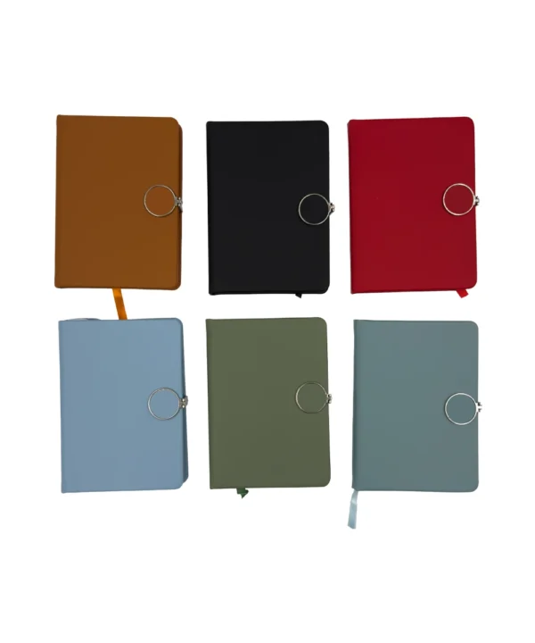 Agenda unicolor con broche X unidad