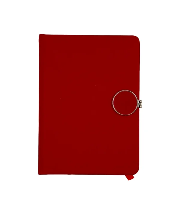 Agenda unicolor con broche X unidad