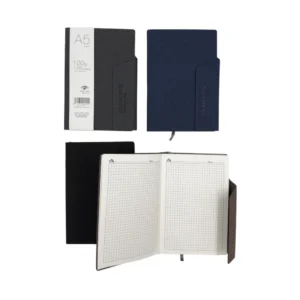 Agenda de notas unicolor con broche X unidad