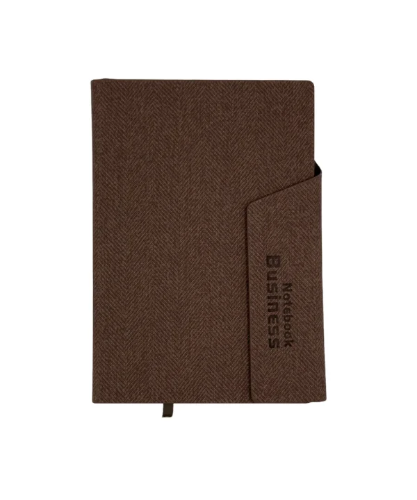 Agenda de notas unicolor con broche X unidad