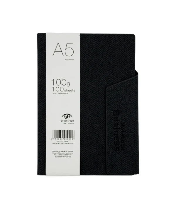 Agenda de notas unicolor con broche X unidad