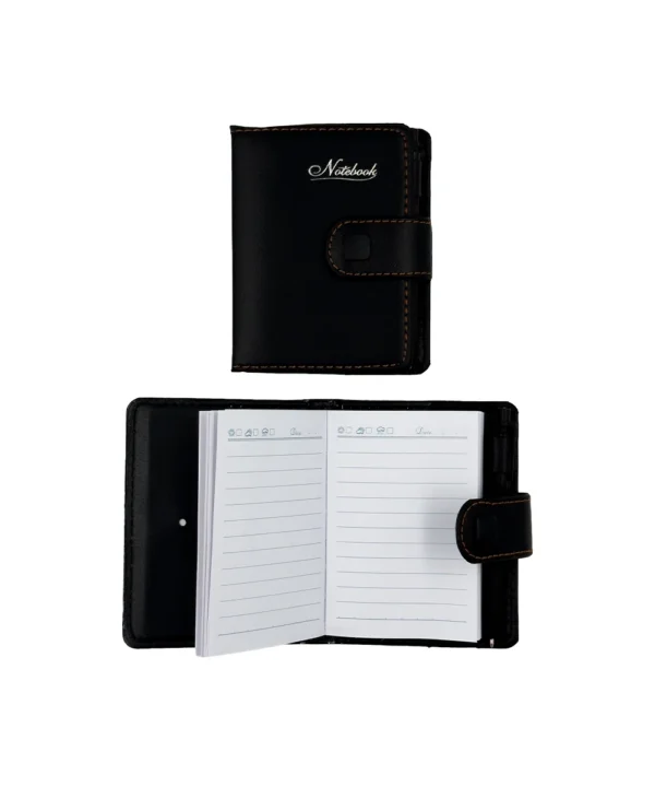 Agenda de bolsillo con broche X unidad