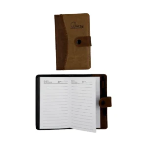 Agenda de bolsillo con broche X unidad