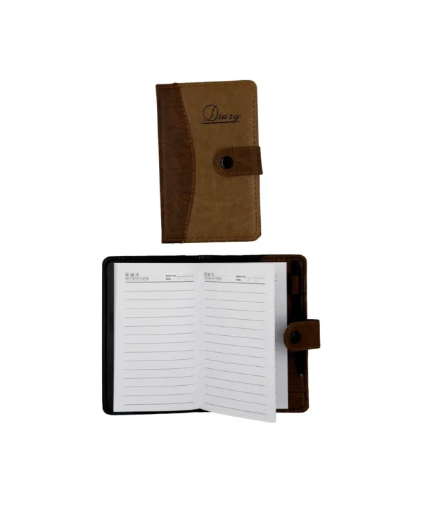 Agenda de bolsillo con broche X unidad
