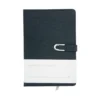 Agenda de notas unicolor con broche X unidad