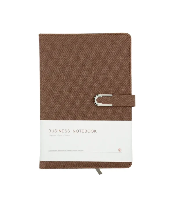 Agenda de notas unicolor con broche X unidad