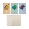 Cuaderno pequeño mounstro X 12 unidades