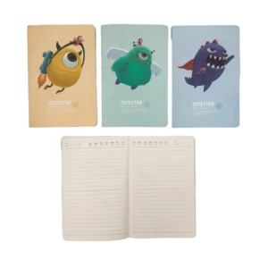Cuaderno pequeño mounstro X 12 unidades