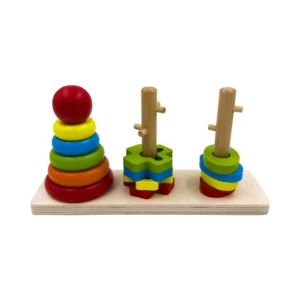 Didáctico fichas en madera X unidad