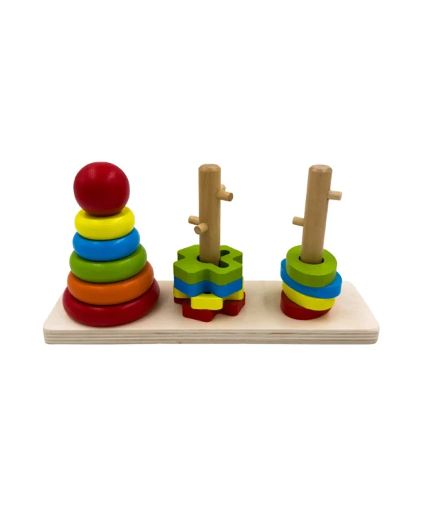 Didáctico fichas en madera X unidad