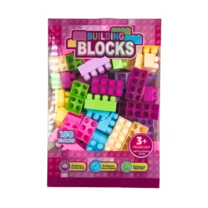Didáctico bloques rosado X unidad
