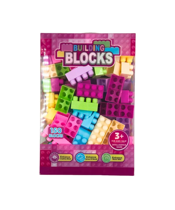 Didáctico bloques rosado X unidad