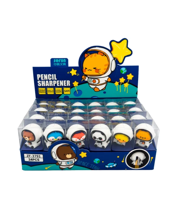 Sacapuntas animales astro X 24 unidades