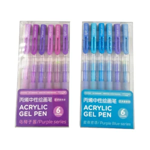 YML323-S_2 Bolígrafos en gel set por 6 unidades