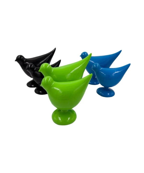 Figura en resina pajaros X 2 unidades