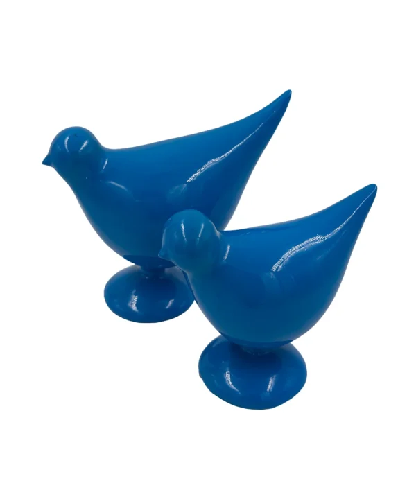 Figura en resina pajaros X 2 unidades