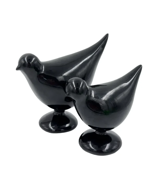 Figura en resina pajaros X 2 unidades