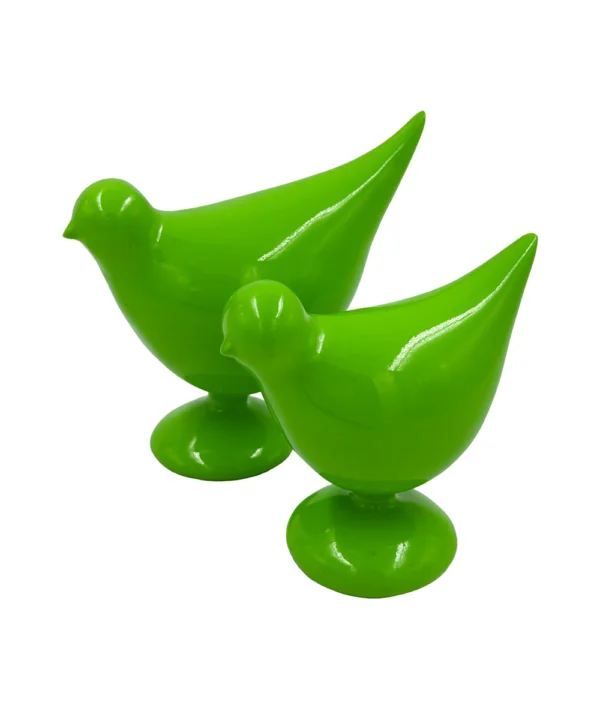 Figura en resina pajaros X 2 unidades