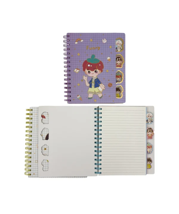 Libreta de notas con separador X Unidad