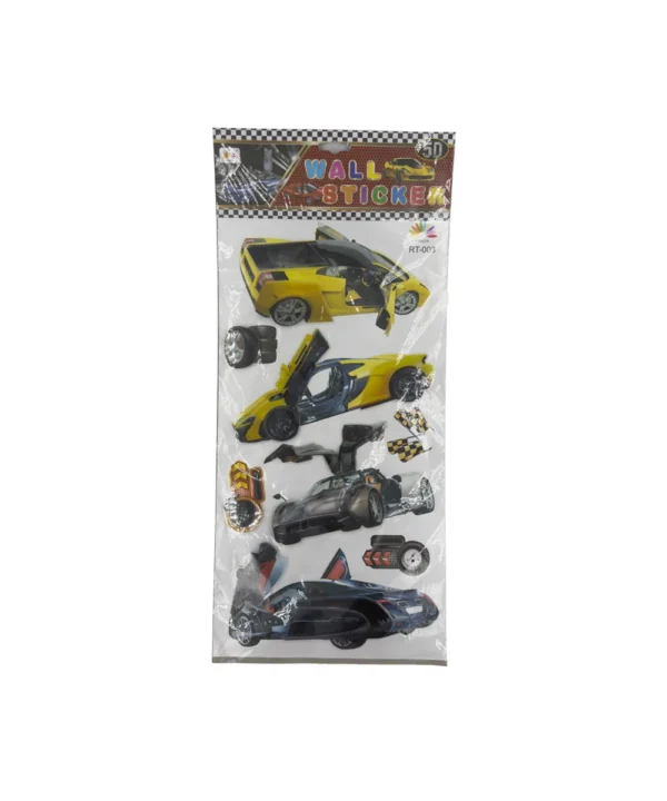 Sticker para pared carros X Unidad