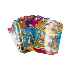 Didáctico libro para colorear con manija