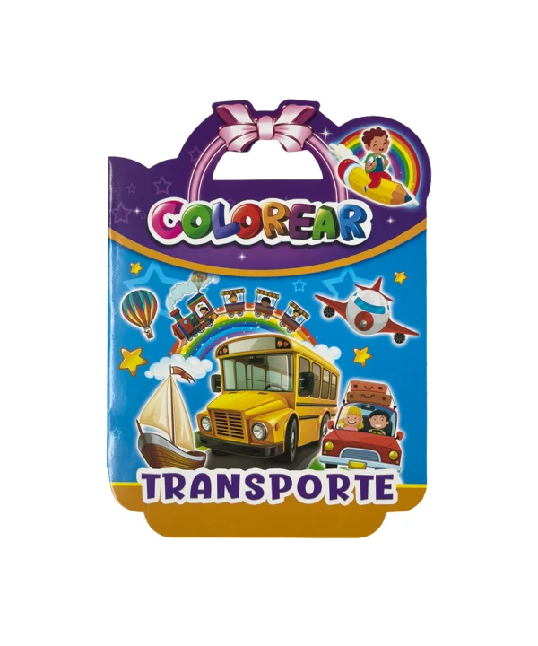 Didáctico libro para colorear con manija