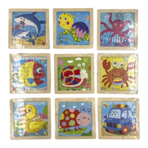 Didáctico rompecabezas animales