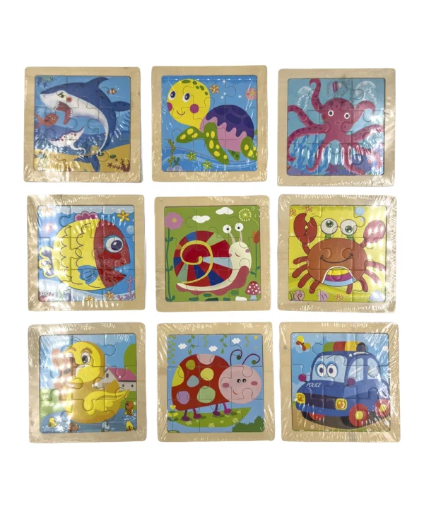 Didáctico rompecabezas animales